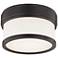 Hudson Valley Gemma 5" Wide Old Bronze LED Ceiling Light