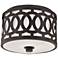 Hudson Valley Genesee 10" Wide Old Bronze Ceiling Light