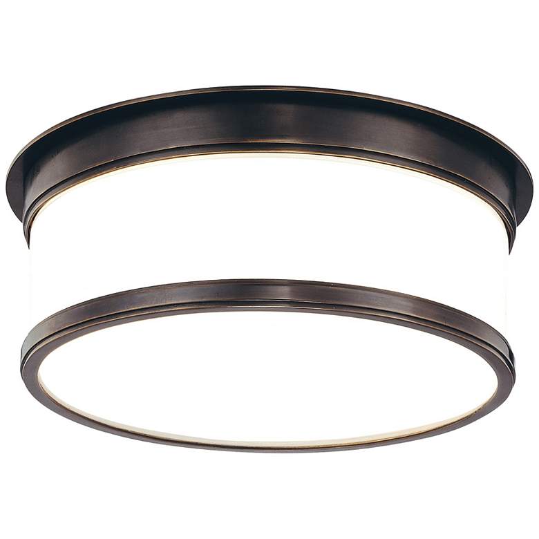 Image 2 Hudson Valley Geneva 12 1/4" Wide Bronze Ceiling Light
