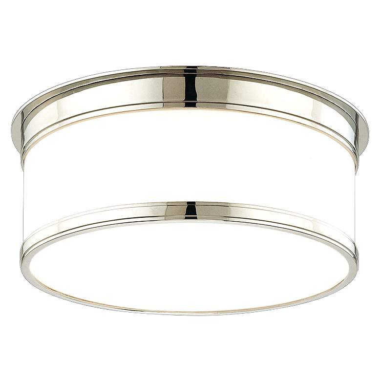 Image 1 Hudson Valley Geneva 12 1/4" Wide Polished Ceiling Light