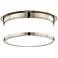 Hudson Valley Geneva 12 1/4"W Satin Nickel Ceiling Light