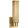 Hudson Valley Gibbs 12 1/2" High Aged Brass Wall Sconce