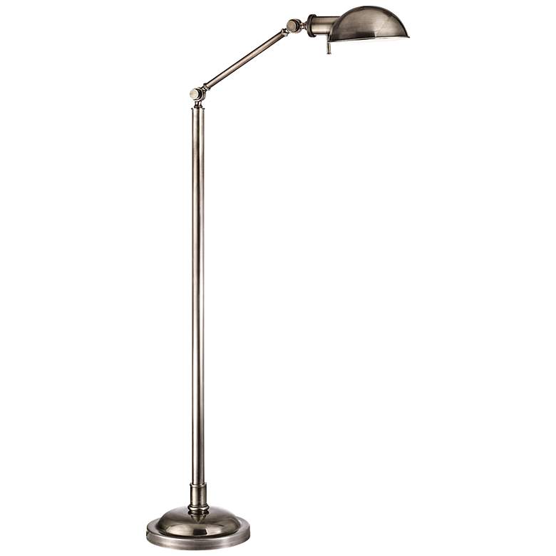 Image 1 Hudson Valley Girard Aged Silver Floor Lamp