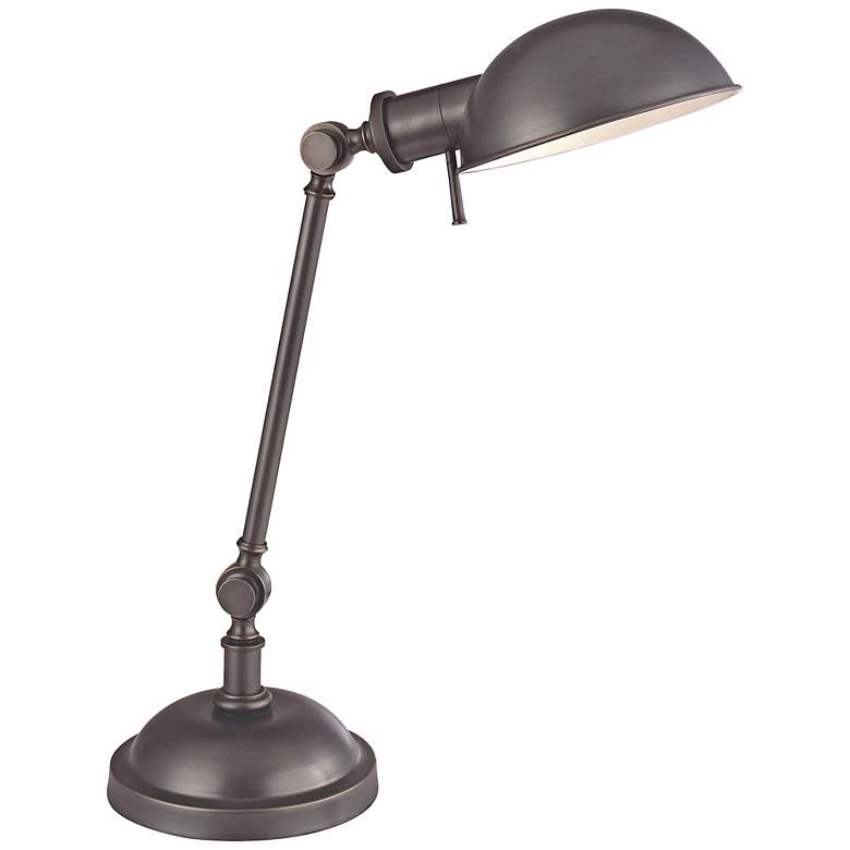 Image 1 Hudson Valley Girard Old Bronze Desk Lamp