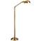 Hudson Valley Girard Vintage Brass Floor Lamp