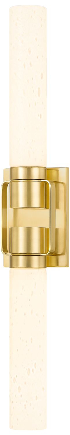 Image 2 Hudson Valley Glen Oaks Wall Sconce 4.25 Inch In Aged Brass more views