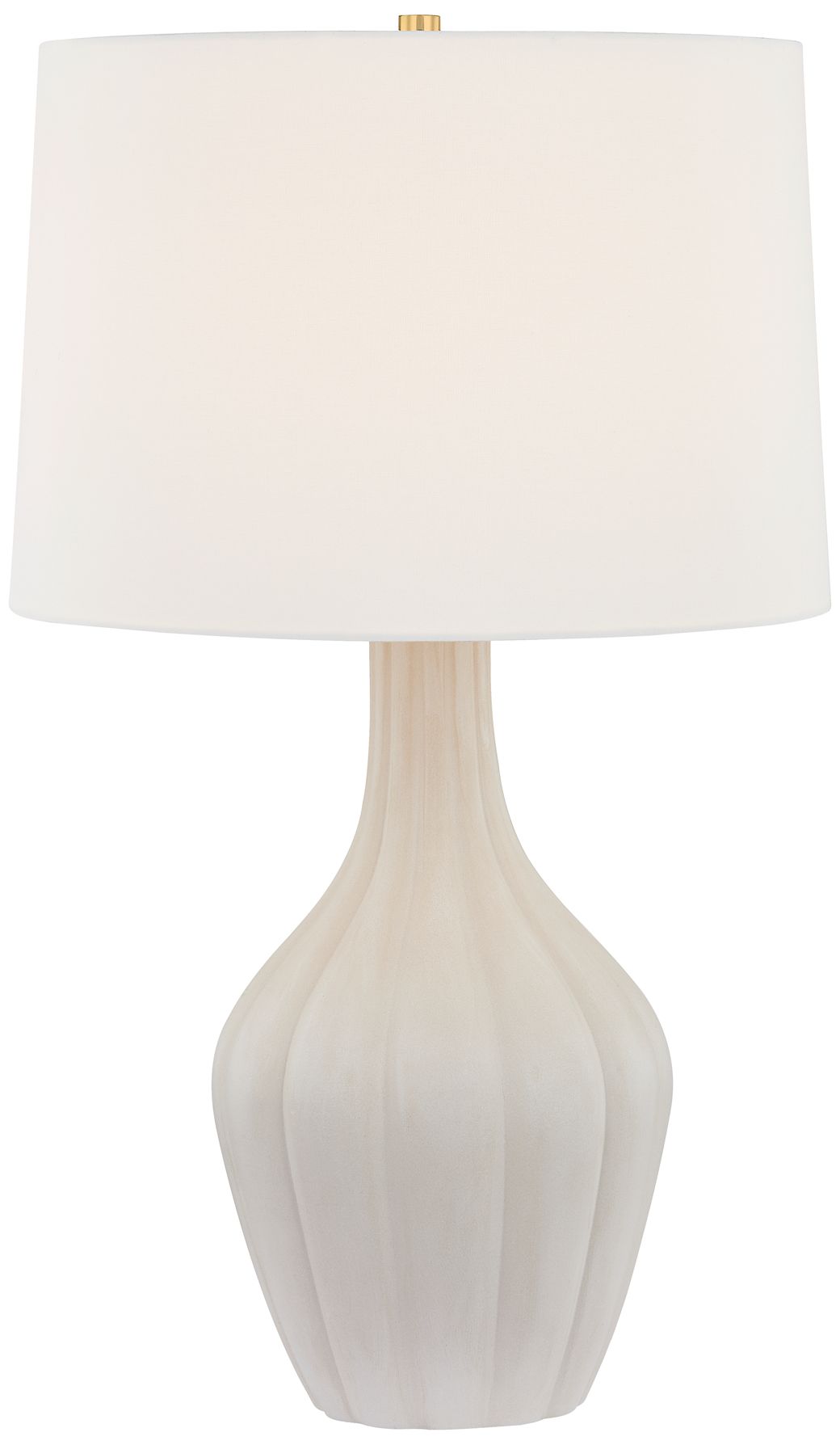 Image 2 Hudson Valley Glendora Table Lamp 19 Inch In Aged Brass/Misty Morning more views