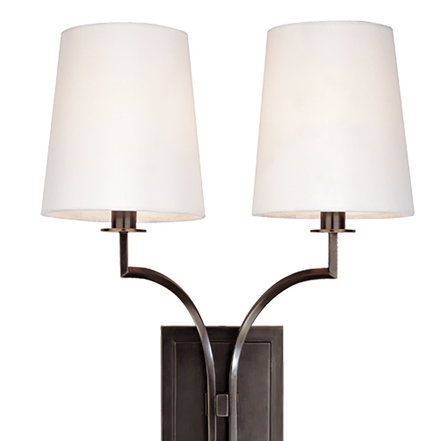 Image 2 Hudson Valley Glenford 22" High 2-Light Modern Old Bronze Wall Sconce more views