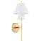 Hudson Valley Glenmoore 7.75" Wide Aged Brass 1 Light Wall Sconce