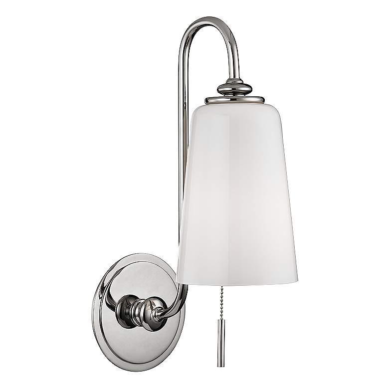 Image 1 Hudson Valley Glover 16" High Polished Nickel Wall Sconce