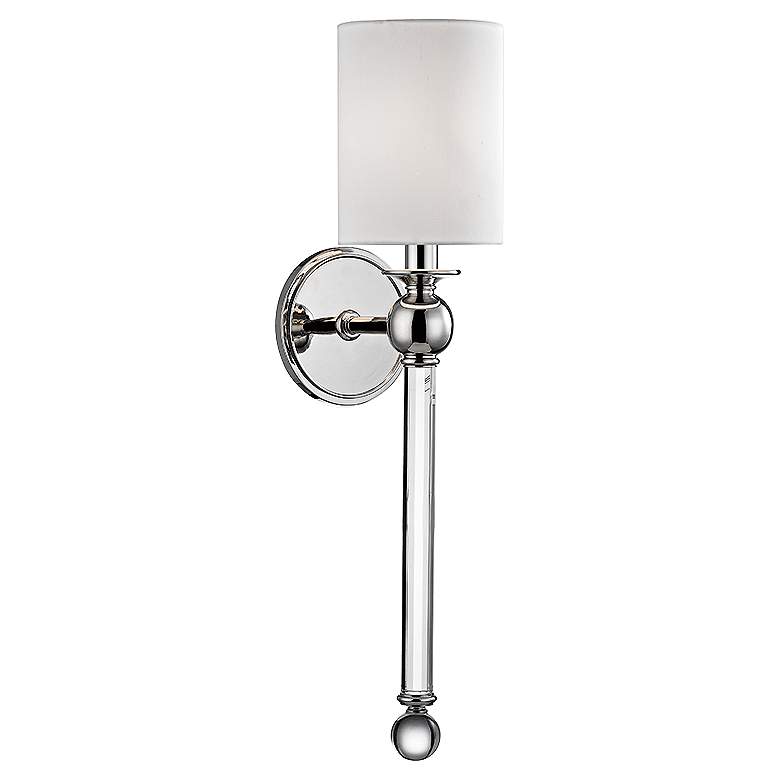 Image 1 Hudson Valley Gordon 22 1/4 inchH Polished Nickel Wall Sconce