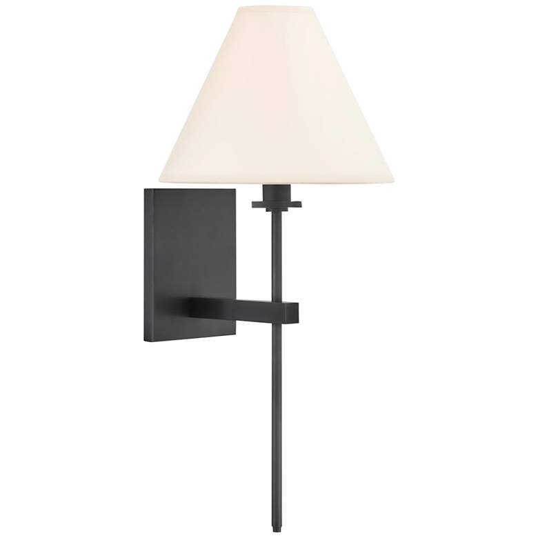 Image 1 Hudson Valley Graham 18 3/4" High Oil Bronze Wall Sconce