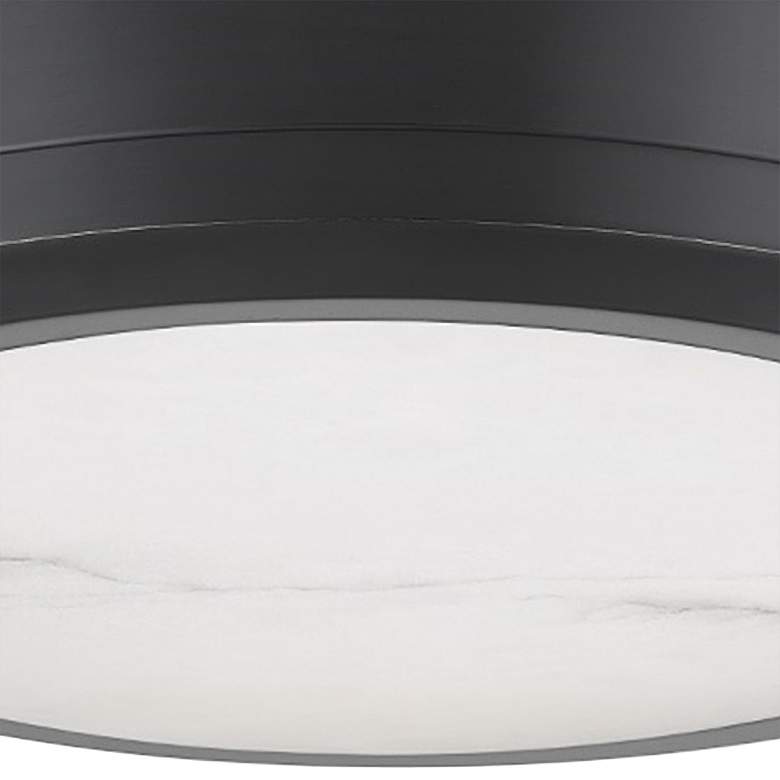 Image 3 Hudson Valley Greenport 14"W Old Bronze LED Ceiling Light more views