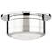 Hudson Valley Greenport 7" Wide Nickel LED Ceiling Light