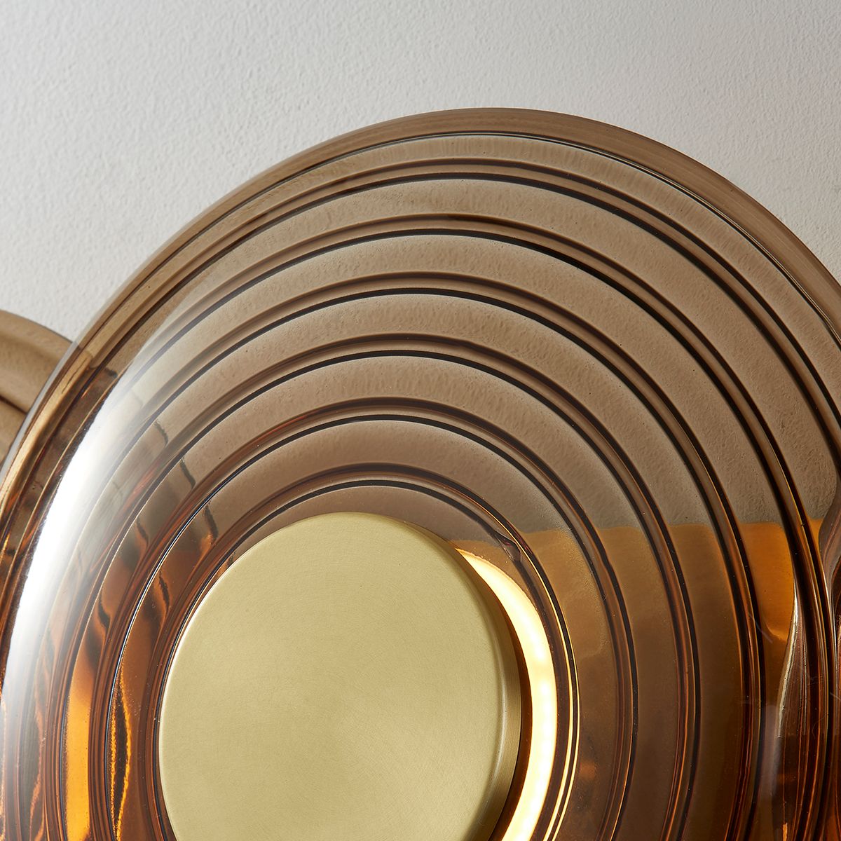 Image 4 Hudson Valley Griston 12" Wide Aged Brass 3 Light LED Wall Sconce more views