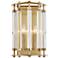 Hudson Valley Haddon 15 1/2" High Aged Brass Wall Sconce