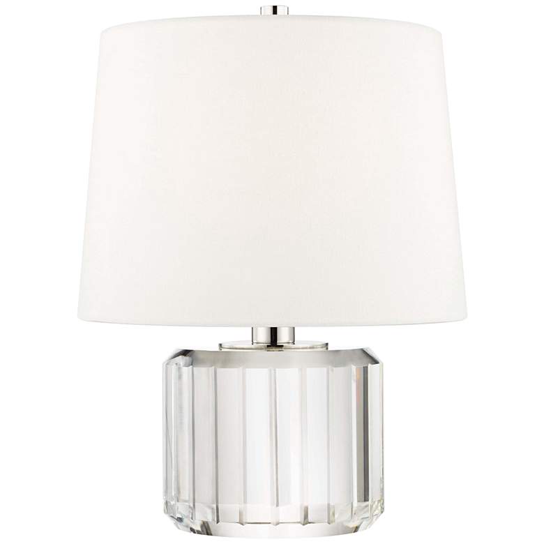 Image 1 Hudson Valley Hague 14" High Clear Crystal Accent Table Lamp