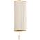 Hudson Valley Hampden 5.75" 1 Lt. Vintage Gold Leaf Wall Sconce