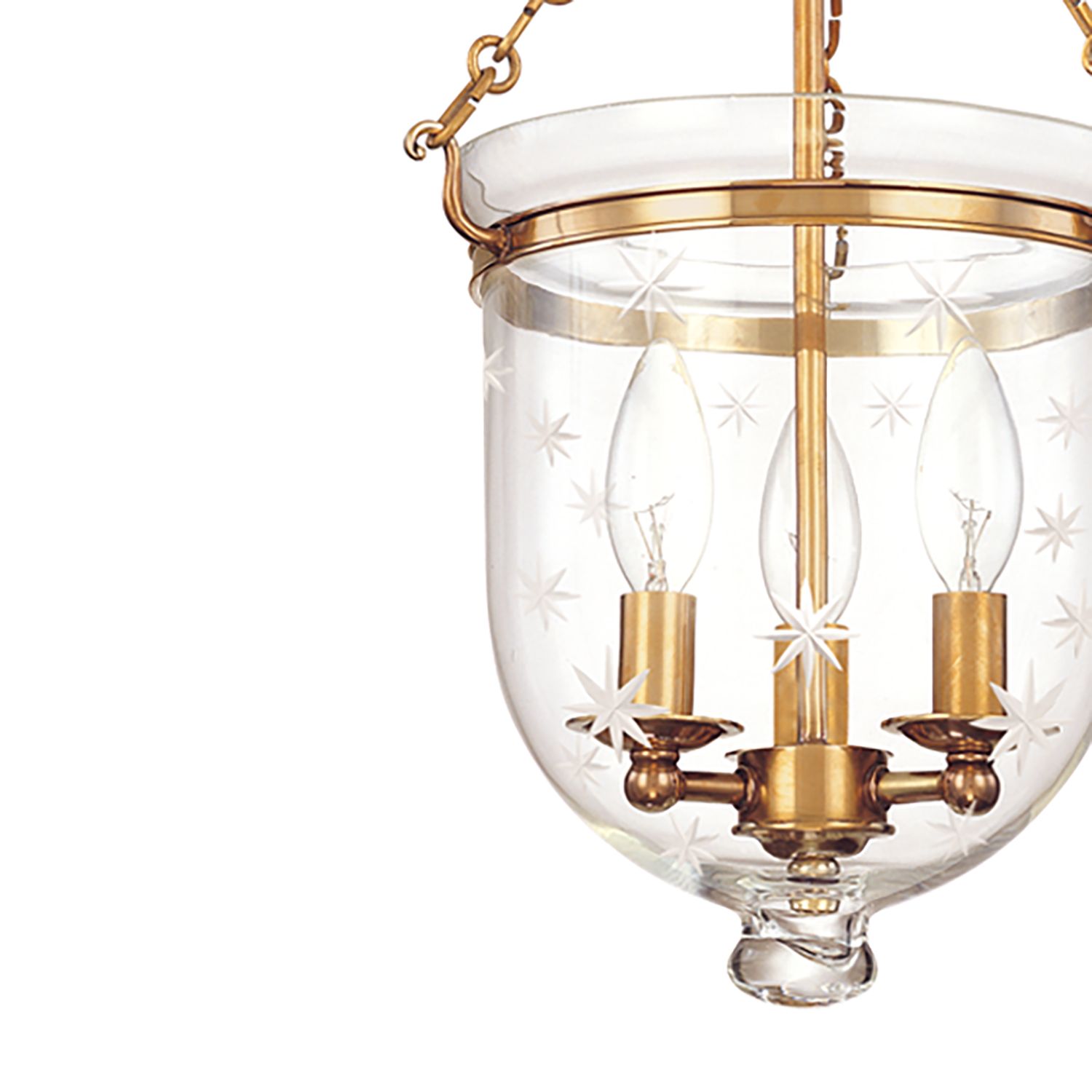 Image 2 Hudson Valley Hampton 10.25In 3 Light Semi Flush more views