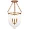 Hudson Valley Hampton 12" Wide Aged Brass Ceiling Light
