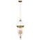 Hudson Valley Hanover 12" Wide Aged Brass 3 Light Pendant