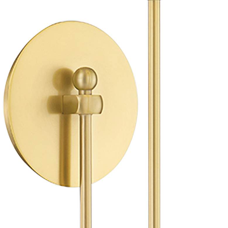 Image 3 Hudson Valley Harlem 24" High Aged Brass Wall Sconce more views