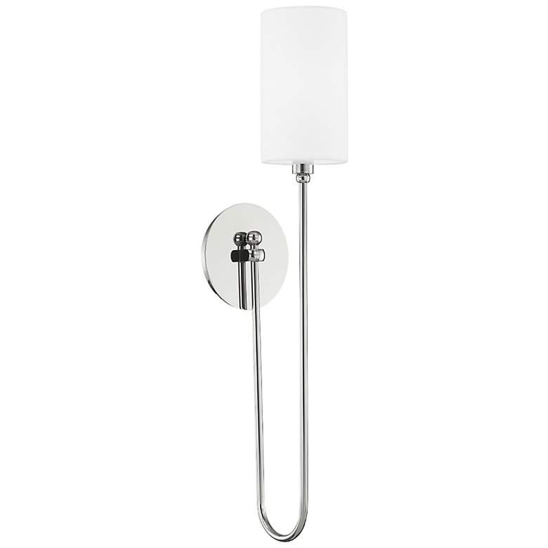 Image 1 Hudson Valley Harlem 24" High Polished Nickel Wall Sconce