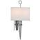 Hudson Valley Harmony 18 3/4"H Polished Nickel Wall Sconce