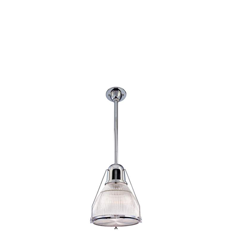 Image 3 Hudson Valley Haverhill 12"W Polished Nickel Mini Pendant