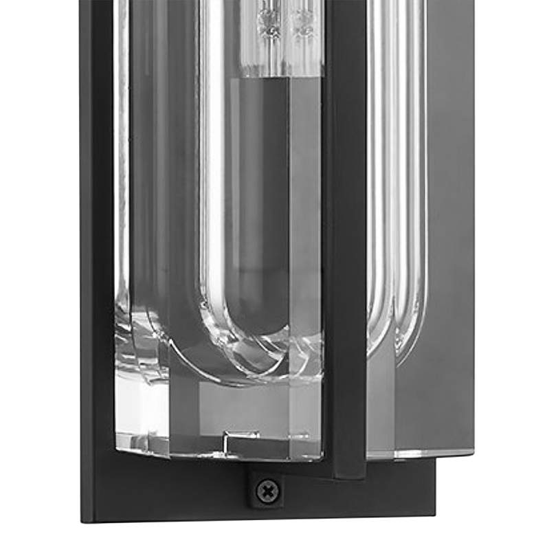 Image 3 Hudson Valley Hawkins 16 3/4" High Black Brass Wall Sconce more views