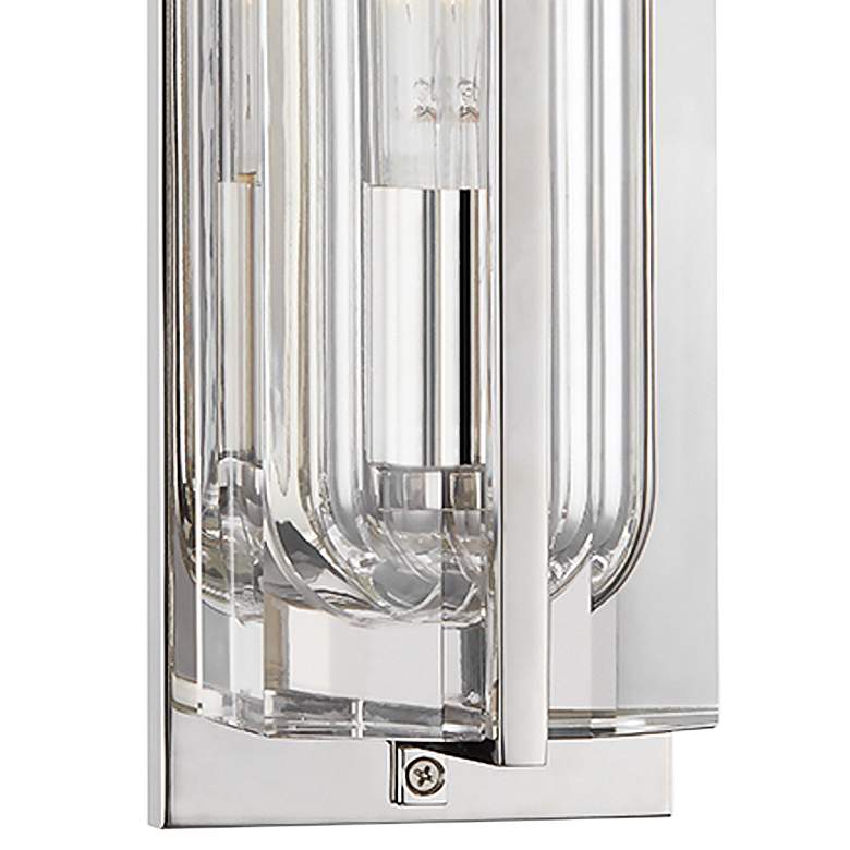 Image 3 Hudson Valley Hawkins 16 3/4" High Polished Nickel Wall Sconce more views