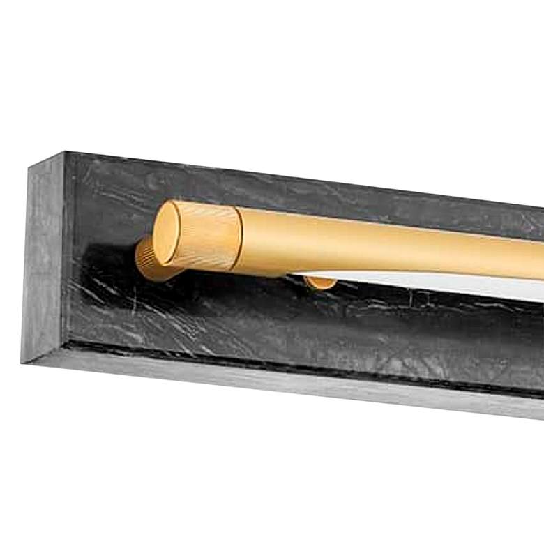 Image 2 Hudson Valley Hayden 18" Wide Aged Brass LED Bath Light more views