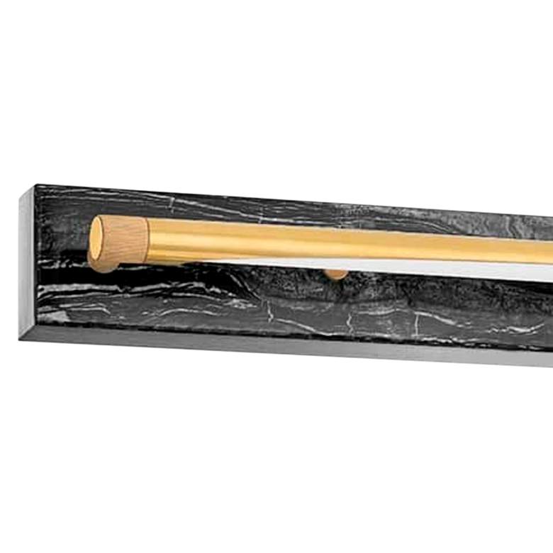Image 2 Hudson Valley Hayden 26 3/4" Wide Aged Brass LED Bath Light more views