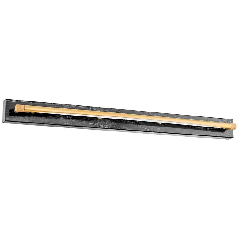 Image 1 Hudson Valley Hayden 36 3/4" Wide Aged Brass LED Bath Light