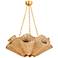 Hudson Valley Hayworth 30 1/4" Woven Rope Shell Coastal Chandelier
