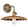 Hudson Valley Heirloom 8 1/2" High Aged Brass Wall Sconce