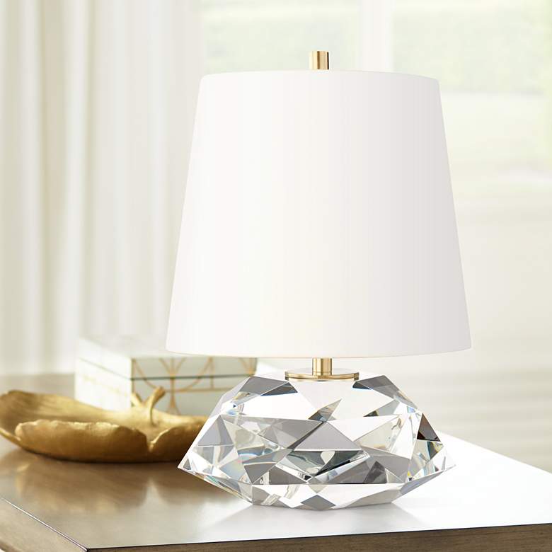 Image 1 Hudson Valley Henley 13 1/2 inch High Clear Accent Table Lamp
