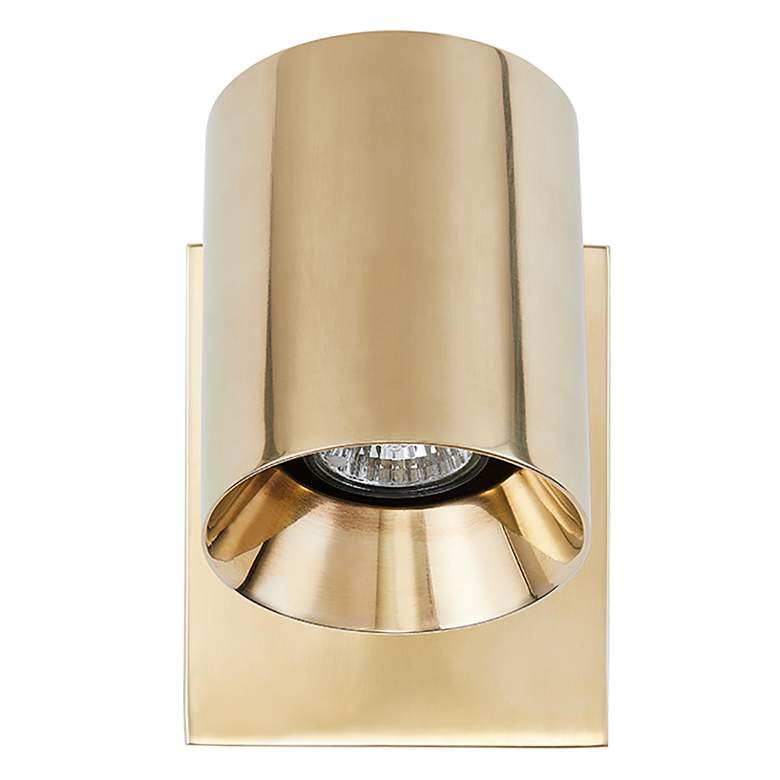 Image 1 Hudson Valley Highgrove 4.75 In. Brass 1 Light Sconce