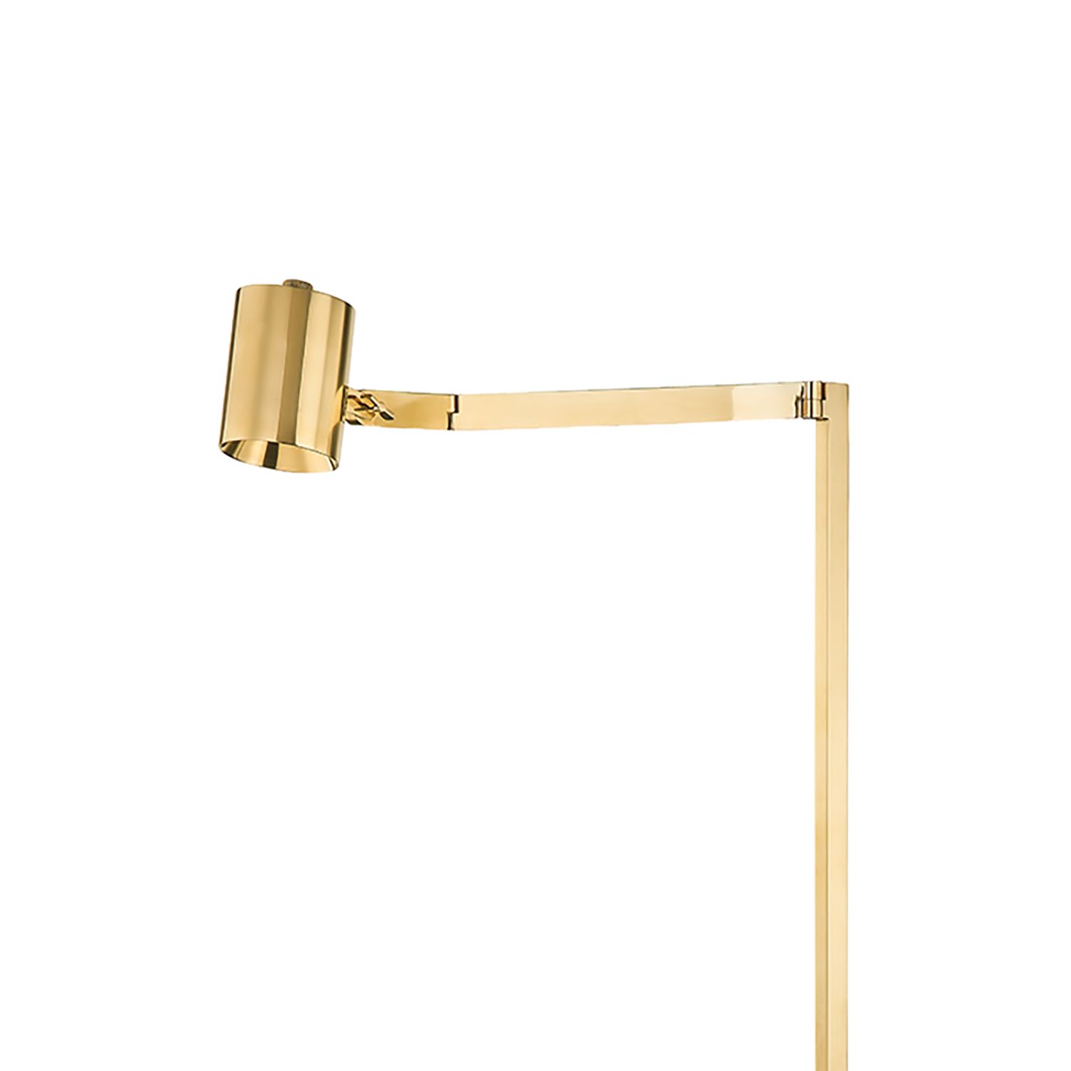 Image 2 Hudson Valley Highgrove 54 1/2" Adjustable Modern Brass Floor Lamp more views