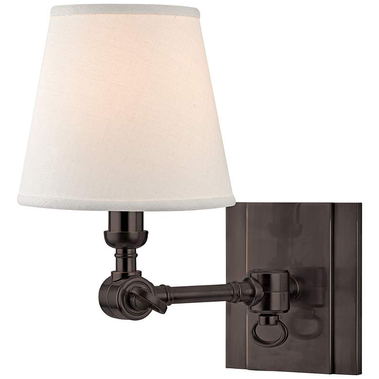 Image 1 Hudson Valley Hillsdale 10 inch High Old Bronze Wall Sconce