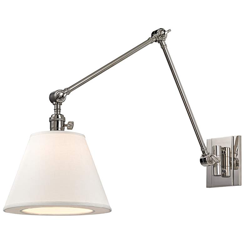Image 2 Hudson Valley Hillsdale 10" Wide Polished Wall Sconce