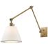 Hudson Valley Hillsdale 10" Wide Swivel Brass Wall Sconce