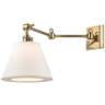 Hudson Valley Hillsdale 12 3/4" Wide Brass Wall Sconce