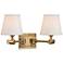 Hudson Valley Hillsdale 18" Wide Aged Brass Wall Sconce