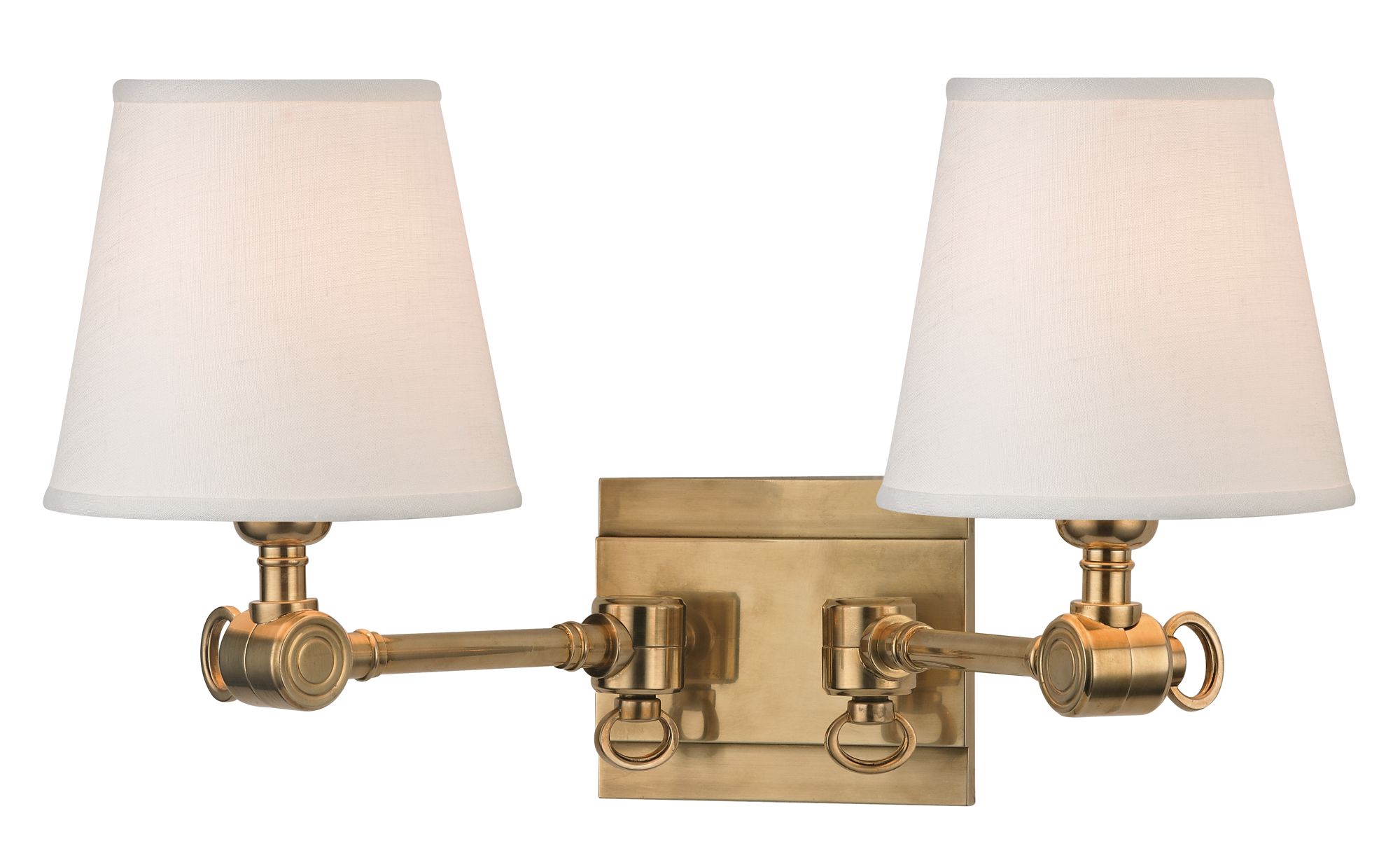 Image 3 Hudson Valley Hillsdale 18" Wide Aged Brass Wall Sconce more views