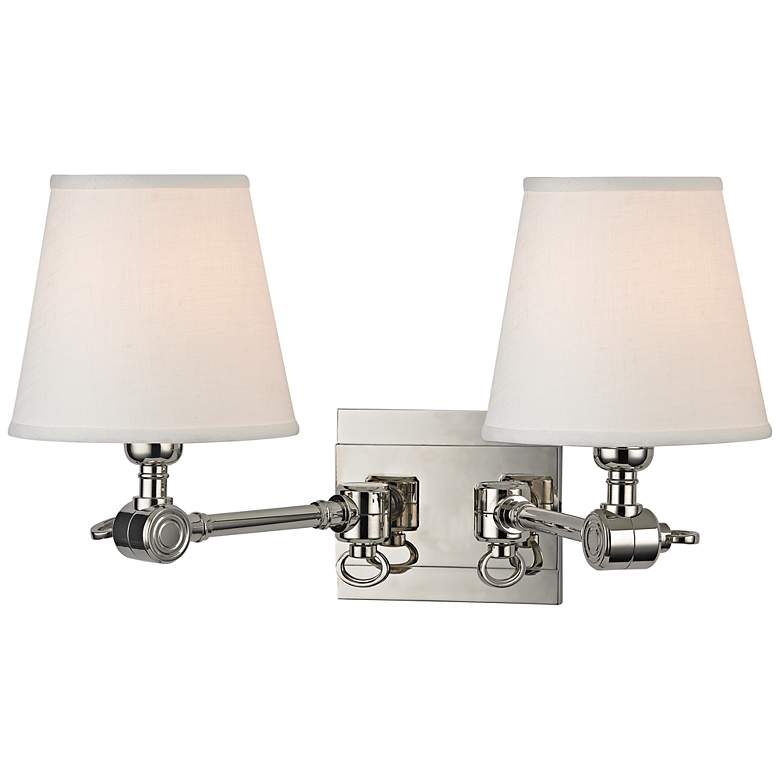 Image 1 Hudson Valley Hillsdale 18 inch Wide Polished Wall Sconce
