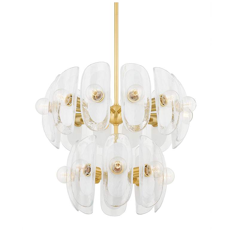 Image 1 Hudson Valley Hilo 30.75 In. Steel 20 Light Chandelier