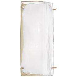 Hudson Valley Hines 13 1/2" High Aged Brass Wall Sconce