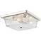 Hudson Valley Hines 13" Wide Polished Nickel Ceiling Light