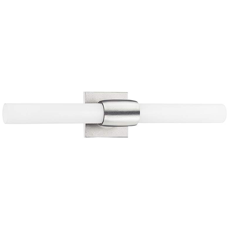 Image 1 Hudson Valley Hogan 23"W Burnished Nickel 2-Light Bath Light